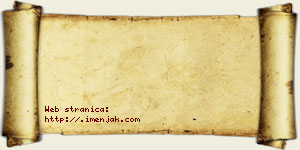 Mia Radaković vizit kartica